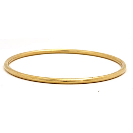 Herco 18K Polished Solid 2.9mm Slip-On Bangle