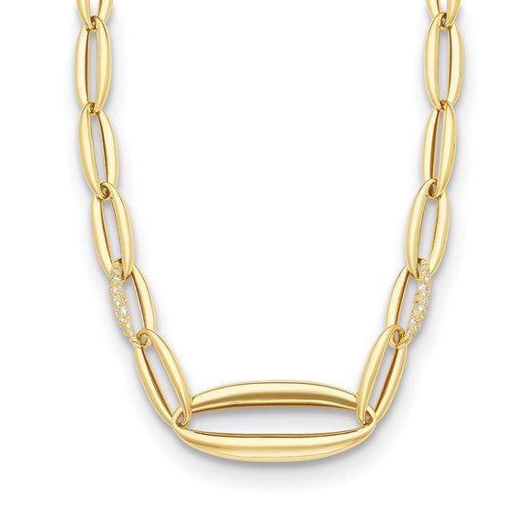Herco 18K 20 in Gold Shiny Mixed Links