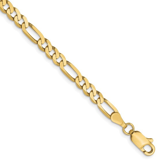 Leslie's 10k 4mm Flat Figaro Chain