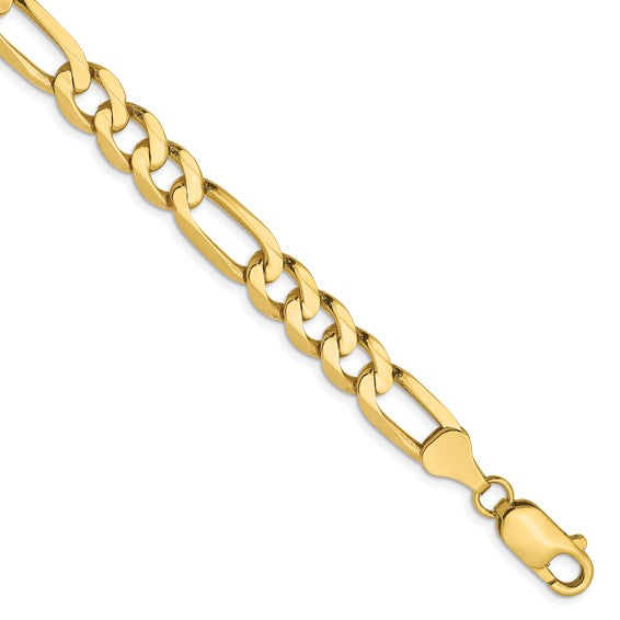 Leslie's 10k 7mm Flat Figaro Chain