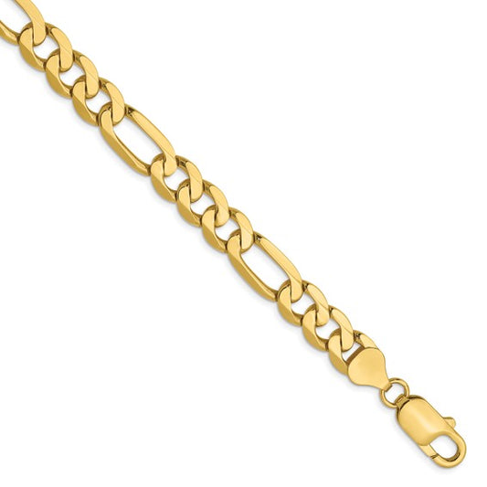 Leslie's 10k 7.5mm Flat Figaro Chain