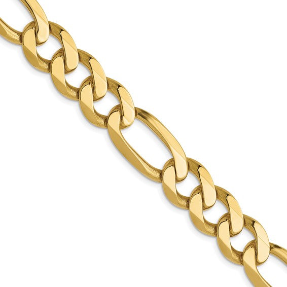 Leslie's 10k 10mm Flat Figaro Chain