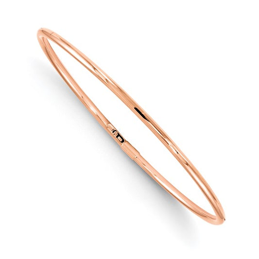 Leslie's 10K Rose Gold Slip-On Bangle