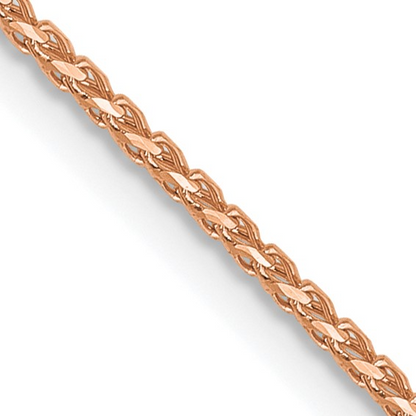 LESLIE'S ROSE GOLD D/C OPEN FRANCO CHAIN 14k 1mm