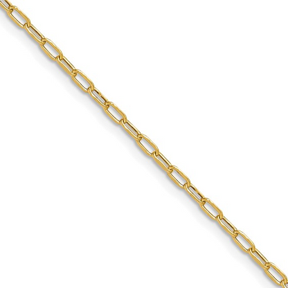 Leslie's 14k 2.2mm Solid Beveled D/C Paperclip Chain