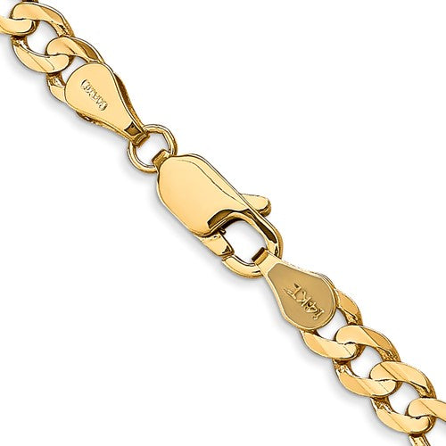 Leslie's 14k 4.5mm Concave Open Figaro Chain