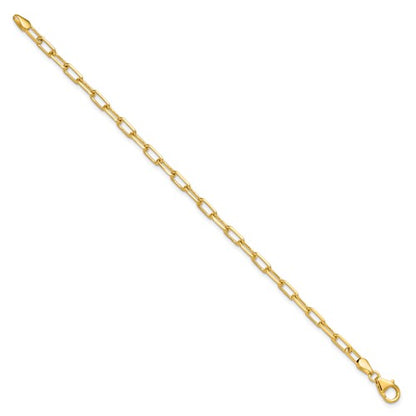 Leslie's 14k 3.5mm Solid Beveled D/C Paperclip Chain