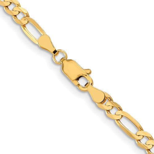 Leslie's 10k 4mm Concave Figaro Chain