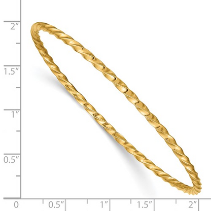 TWISTED SLIP-ON BANGLE / SKU DB569