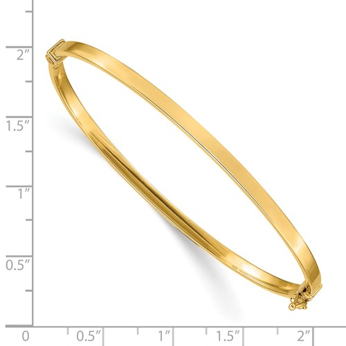 POLISHED HINGED BANGLE BRACELET 14k / SKU DB615