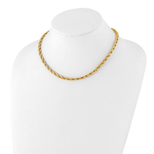 Leslie's 14K Polished Fancy Link Necklace