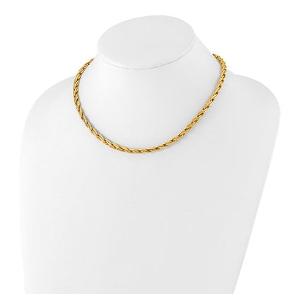 Leslie's 14K Polished Fancy Link Necklace