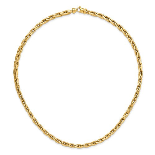 Leslie's 14K Polished Fancy Link Necklace