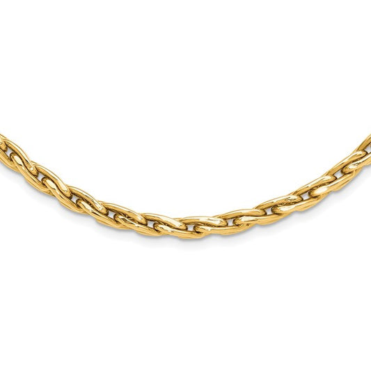 Leslie's 14K Polished Fancy Link Necklace