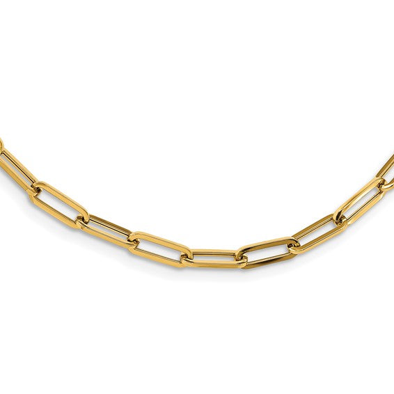 Leslie's 14K Polished Fancy Link Necklace