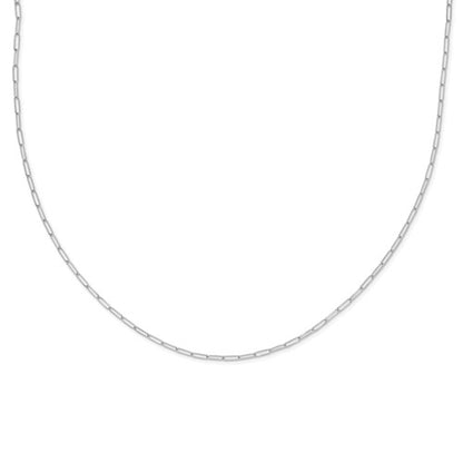 Leslie's 14K White Gold Polished Fancy Link Necklace