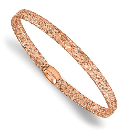 Leslie's 14k Rose Gold Stretch Bangle