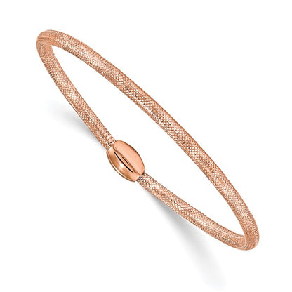 Leslie's 14k Rose Gold Stretch Bangle