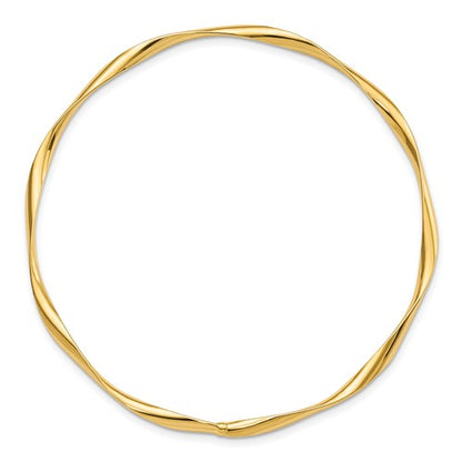 Leslie's 14K Polished Twisted Slip-on Bangle