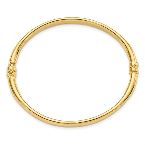 Leslie's 14K Polished Hinged Bangle