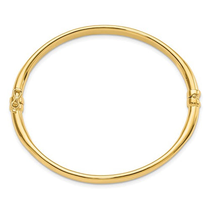 Leslie's 14K Polished Hinged Bangle