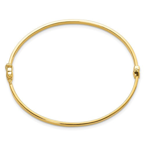 Leslie's 14K Polished Hinged Bangle