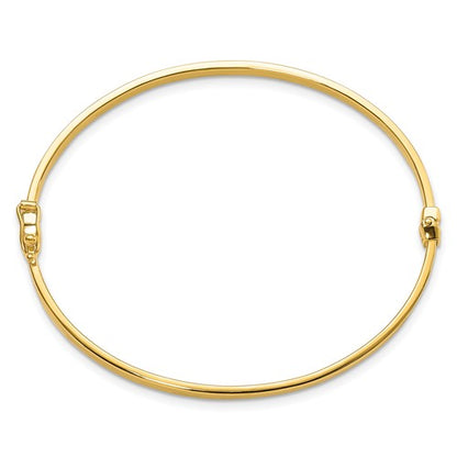 Leslie's 14K Polished Hinged Bangle