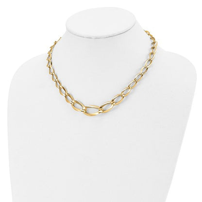 Leslie's 14K Polished Fancy Link Necklace