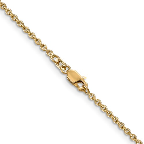 14K Forzantine Cable with Lobster Clasp Anklets