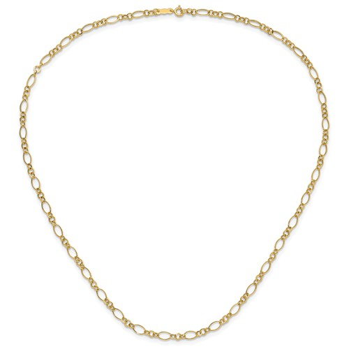 14k Oval Link Necklace