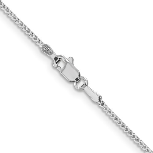 FRANCO WITH LOBSTER CLASP CHAIN 14K White Gold 16 Inch 1mm
